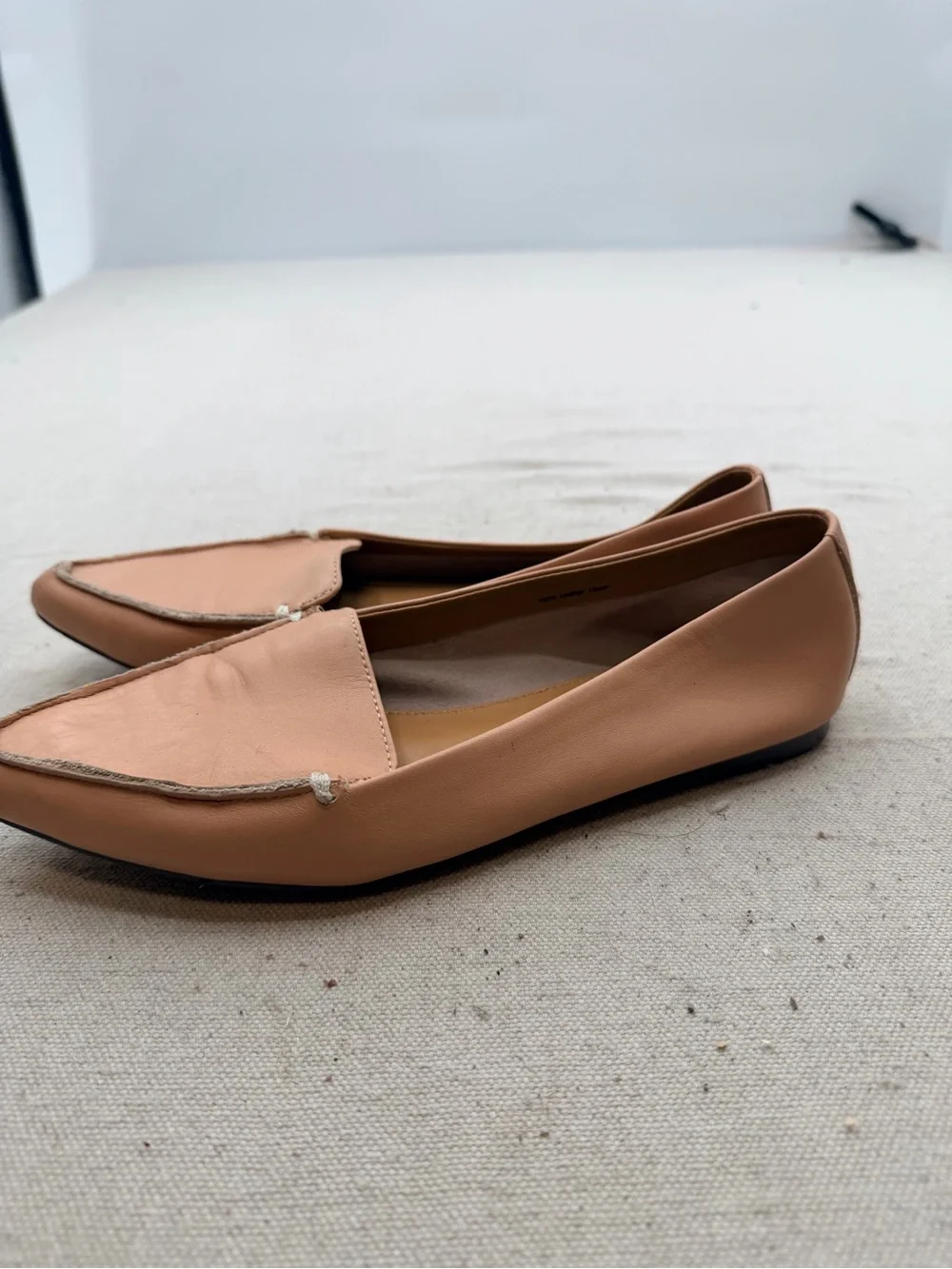 J. Crew Edie Leather Flat